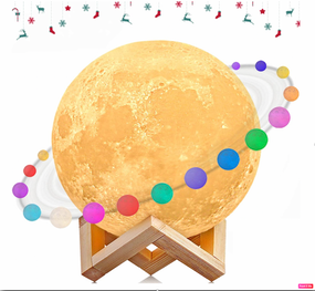 Світлодіодний нічник із регулюванням яскравості, надрукований на 3D-принтері, 16 кольорів,