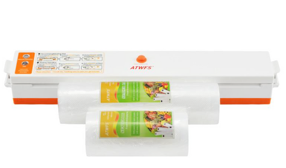Кухонний вакуумний упаковщик Vacuum Sealer Freshpack PRO ∙ Збереження свіжості упаковщик Vacuum Sealer та економія місця | Зображення 4