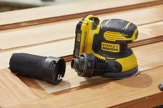 Шліфмашина ексцентрикова акумуляторна безщіткова STANLEY FATMAX SFMCW220B | Зображення 2