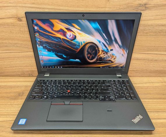 Мобільна робоча станція Lenovo ThinkPad P50s / 15.6" (1920x1080) IPS / Intel Core i7-6500U (2 (4) ядра по 2.5 - 3.1 GHz) / 16 GB DDR4 / 256 GB SSD / nVidia Quadro M500M, 2 GB DDR3, 64-bit / WebCam / Fingerprint / Windows 10 б/в + Подарунок Миша / USB | Зображення 1