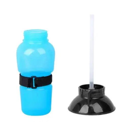 Поїлка для собак дорожня переносна Aqua Dog 537 мл портативна пляшка для великих та дрібних собак FS-97 | Зображення 8