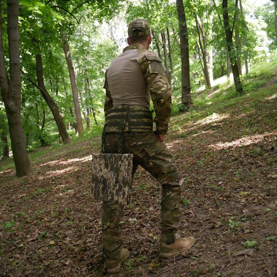 Каремат п'ятиточка чотирьохсекційна Kiborg П-4 Оксфорд Піксель | Зображення 6