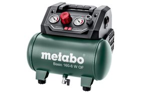 Компресор Metabo PBASIC 160-6 W OF, ресивер 6л, 900Вт, 160л/хв, 8 бар, 8.4кг (601501000)