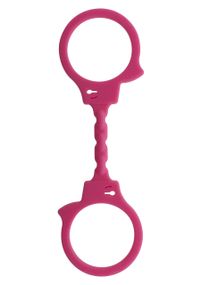 Наручники еластичні ToyJoy, силіконові, рожеві Sex Aura