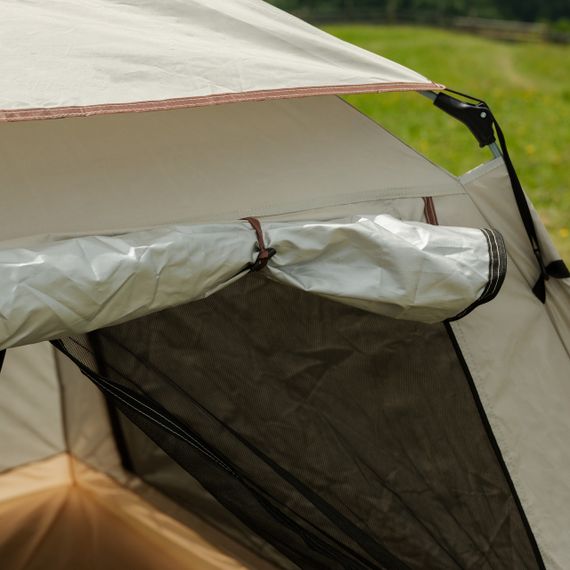 Палатка туристическая 2 человека 200*200*145 см бежевая | Зображення 7
