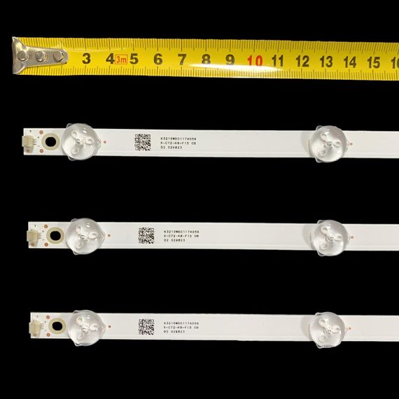 LED підсвітка TV 32" 584mm 6-led 4708-K320WD-A2113N01 32PFL3045 LE32D59 3 пін 1шт. | Зображення 2