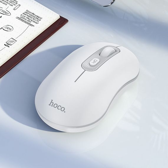 Мышь Hoco GM21 Platinum White Gray | Зображення 2