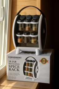 Контейнер для спецій / Набір приправних банок 18 шт БІЛА AND 1-62