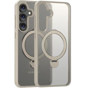 Чохол Ummi Colorful with Magnetic Fit HQ Ring для Samsung Galaxy S25+ Light Grey