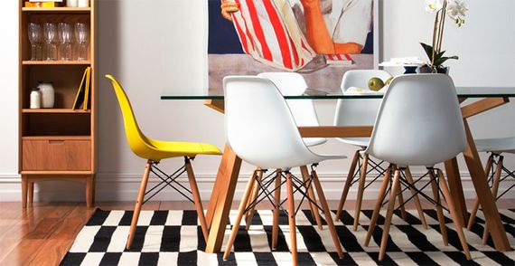 Стілець Eames DSW золотистий пластик, дизайн Charles & Ray Eames | Зображення 9