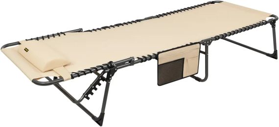 Ліжко розкладане KingCamp Bavaria Khaki | Зображення 1