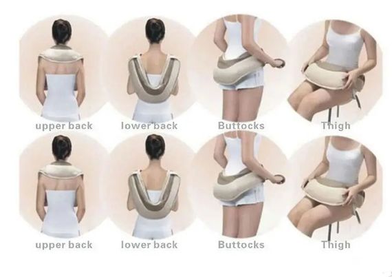 Массажер для шеи ударный Cervical Massage Shawls ST280 Бежевый (ST280_629) | Зображення 7