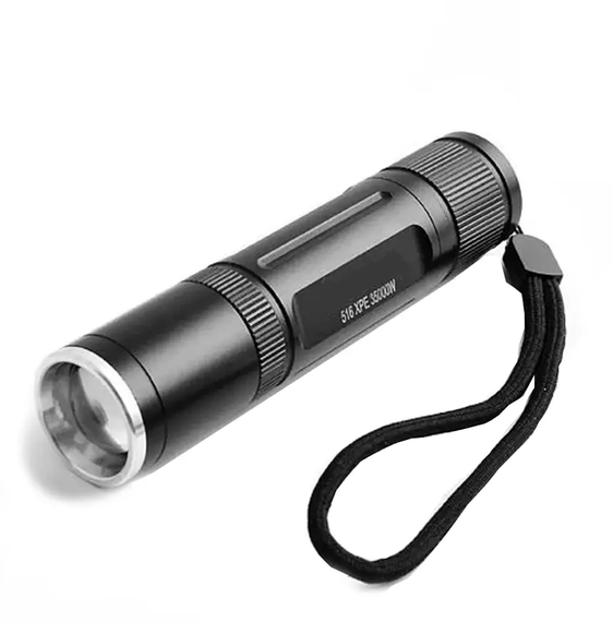 Фонарь Small Sun 516 ХРЕ, АКБ 18650, zoom, ЗУ 220В