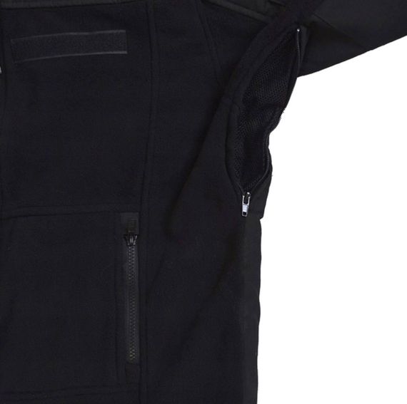 Флісова кофта тактична MFH «Combat» Black | Зображення 4