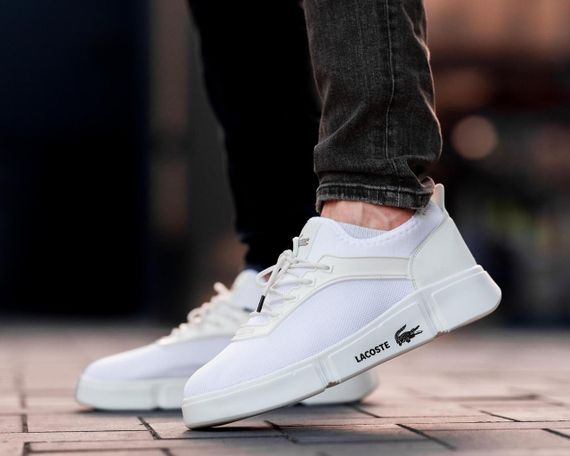 Чоловічі кросівки Lacoste White | Зображення 2