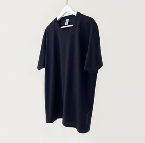 Мужская футболка классическая с коротким рукавом OW0001 цвет черный размер XL