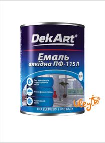 Краска для ульев, эмаль алкидная ПФ-115 TM DekArt. Зеленая - 2,8 кг