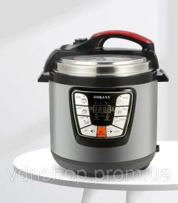 Мультиварка скороварка мультипіч Sokany SK-2401 багатофункціональна 6 л 1000 Вт