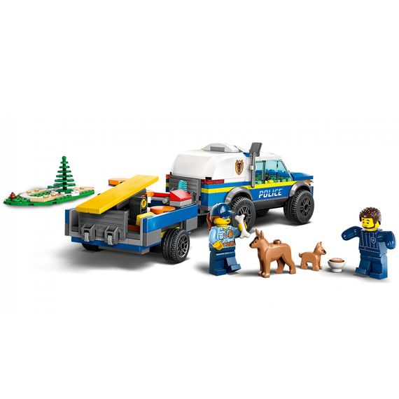 Конструктор LEGO City Мобільний майданчик для дресування поліцейських собак 197 деталей (60369) | Зображення 3
