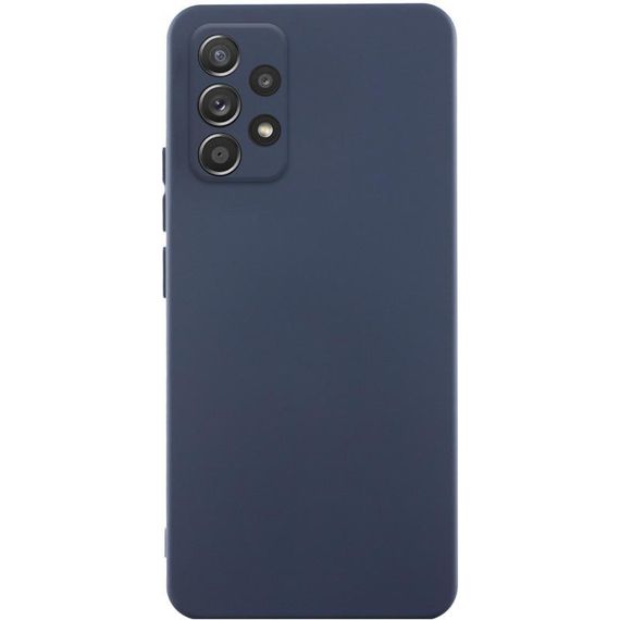 Чохол TPU GETMAN Liquid Silk Full Camera для Samsung Galaxy A52 4G / A52 5G / A52s Синій / Midnight Blue