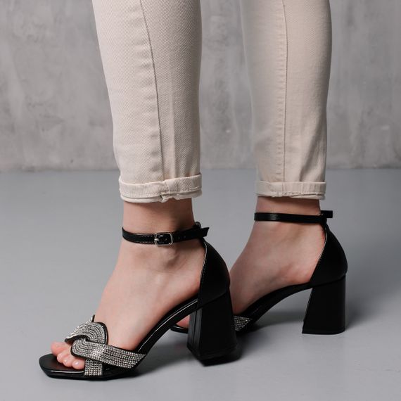 Женские босоножки Fashion Mira 3985 41 размер 26 см Черный | Зображення 3