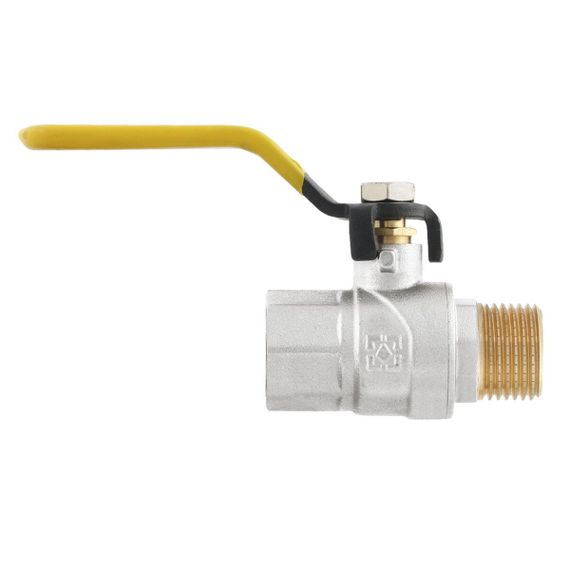 Кран кульовий Raftec YELLOW PN40 ЗВ 1/2" ручка GRH11 | Зображення 4