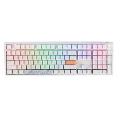 Клавиатура Ducky One 3 Cherry MX Red RGB UA USB White (DKON2108ST-RUAPXPWWWSC1)