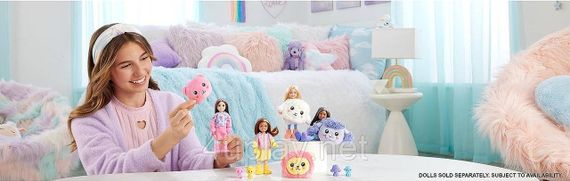 Лялька-сюрприз Barbie Cutie Reveal Chelsea Lamb Plush Челсі в костюмі, Ягнятко Барбі Милашка проявляшка | Зображення 5