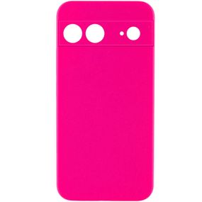 Чехол Silicone Cover Lakshmi Full Camera (AAA) для Google Pixel 7a Розовый / Barbie pink