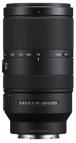 Объектив Sony 70-350mm Black , f/4.5-6.3 G OSS для камер NEX (SEL70350G.SYX) | Зображення 3