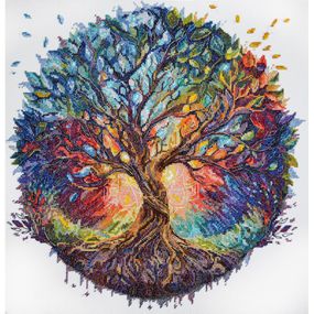 Набір для вишивання хрестиком "Центр Всесвіту" AH-211 з п'яльцями