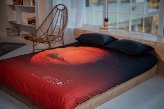 Дизайнерский комплект постельного белья SoundSleep by AndreTAN Мужчины с Марса сатин евро 200х220 см (51714705) | Зображення 9