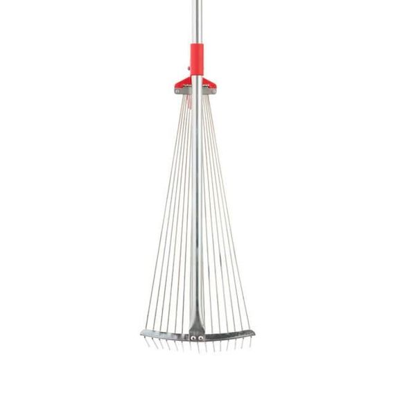 Грабли веерные Intertool - 15 прутьев раздвижные с ручкой PRO (FT-3008) | Зображення 5