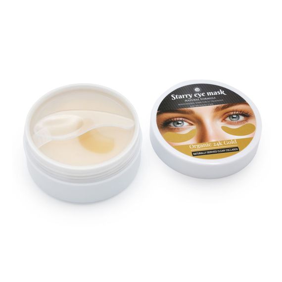 Маска для повік (патчі) Starry, 24K Gold, натуральний прозорий колаген 60шт | Зображення 1