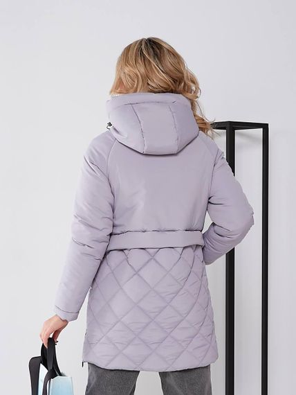 Жіноча зимова куртка з капюшоном, арт. 509, сірий | Зображення 1