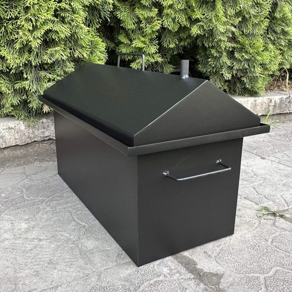 Коптильня с гидрозатвором 546х306х352 1.5мм (KOP-ST1.5-39L) | Зображення 1