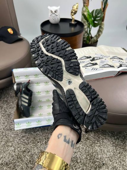 Чоловічі кросівки Marathon Pro+ Grey Black текстиль  весна / лето / осень A3621 | Зображення 3