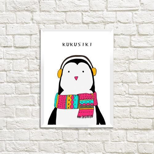 Постер в рамці Пингвин 21x30 см (A4)