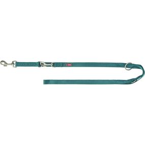 Повідок Trixie Premium для собак регульований M–L 2 м 20 мм синьо-зелений