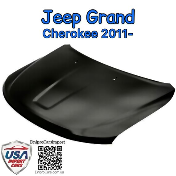 JEEP Grand Cherokee з 2011 капот (steel), 55369587AG | Зображення 2