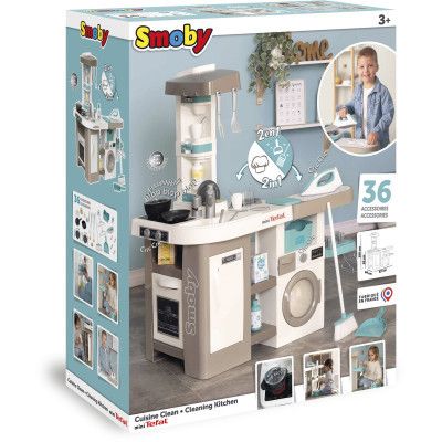 Ігровий набір Smoby Інтерактивний набір 2 в 1 Тефаль Кухня + Пральня (311050) | Зображення 7