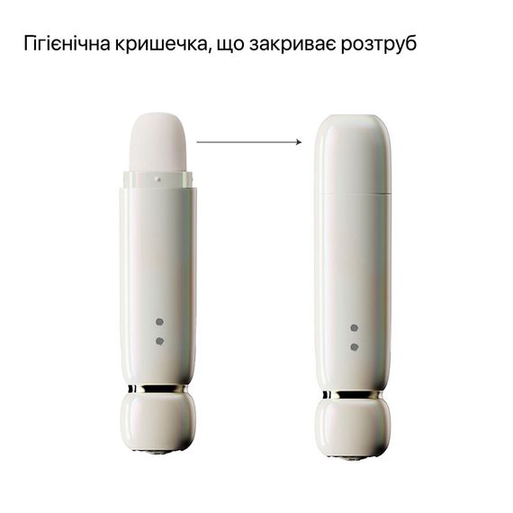Вакуумний кліторальний стимулятор Zalo Lia Floral White, 3 насадки, 3 режими, різна інтенсивність | Зображення 5
