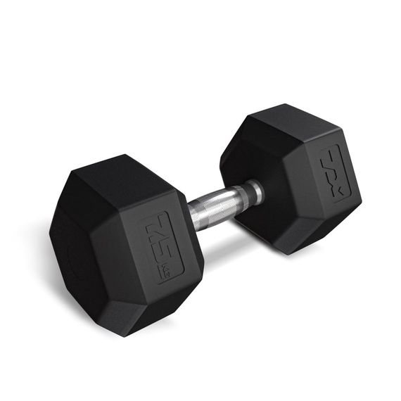 Гантеля шестигранная прорезиненная TX-075RD Trex Sport 7,5кг