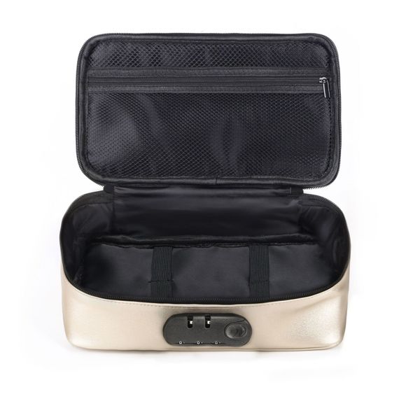 Кейс для іграшок Dorcel DISCREET BOX LUXURY GOLD, кодовий замок, 27×16×7,62 см | Зображення 1