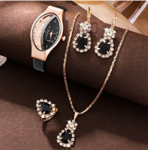 Жіночий годинник Tonneau з набором прикрас Montre Femme | Зображення 6