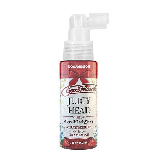 Зволожувальний оральний спрей Doc Johnson GoodHead — Juicy Head — Strawberries and Champagne 59 мл Sex Aura
