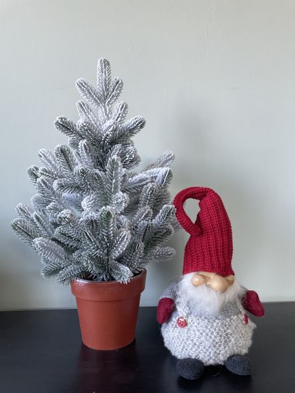 Ялинка Traditional лита в горщику 50 см засніжена новинка | Зображення 2