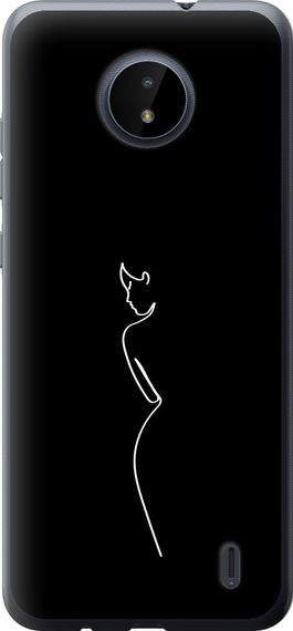 Чехол на Nokia C20 Силуэт1 "4590u-2510-17620"