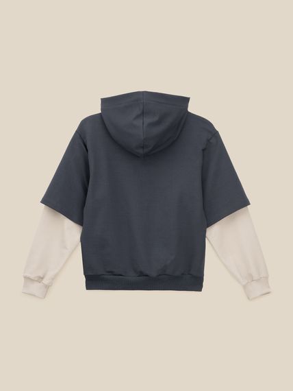 Худі з принтом для хлопчика LAWA P-BB02336 152 см Графіт, світло-сірий shop (2000999567728) | Зображення 3