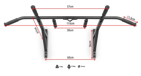 Турнік Trex Sport TX-35 | Зображення 4